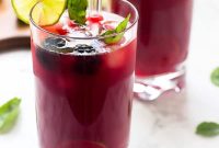 Homemade Blackberry Limeade Recipe with 5 Ingredients