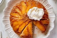 From-Scratch Peach Upside-Down Cake Recipe
