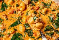 One-Pot Creamy Italian Sausage Gnocchi Dinner