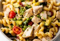 Chicken Pasta Primavera with Fresh Spring Vegetables