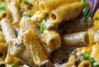 Cheesy Beef Taco Pasta Bake Recipe