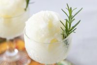 Lemon Rosemary Sorbet Recipe