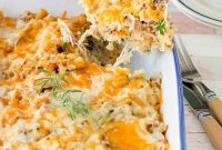 Cheesy Leftover Turkey Casserole Recipe