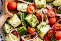 Refreshing Mediterranean Cucumber Salad with Feta and Mint