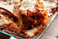 One-Pan Cheesy Pizza Casserole Recipe with Pepperoni