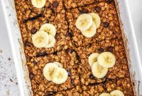 Chocolate Chip Banana Bread Baked Oatmeal Recipe