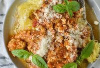 Chicken Ragu with Spaghetti Squash Nests Recipe