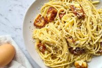 Creamy Halloumi Carbonara Recipe