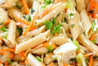 Mediterranean Pasta Salad with Olives and Feta