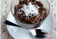 Creamy Coconut Chocolate Avocado Pudding