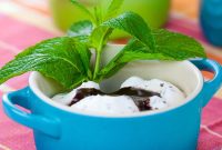 Kentucky Derby Ice Cream Sundaes with Chocolate Bourbon Syrup