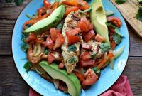 Warm Grilled Chicken and Avocado Salad