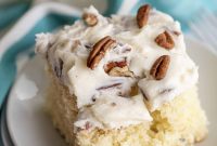 Italian Cream Cake Recipe with Pecan Cream Cheese Frosting