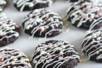 Peppermint Chocolate Crunch Cookies with Candy Cane Bits