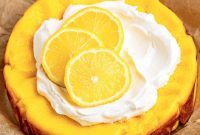 4-Ingredient Lemon Greek Yogurt Cheesecake