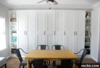 DIY IKEA Built In Storage Cabinets on a Budget