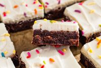 Chewy Brownies with Cream Cheese Frosting Recipe