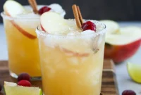 Apple Cider Margarita Recipe with Cinnamon for Fall