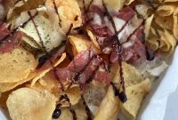 Loaded Charcuterie Nachos Appetizer