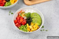Refreshing Vegan Watermelon Poke Bowls