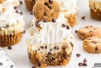 No-Bake Cookie Dough Cheesecakes