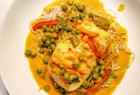 Creamy Thai Coconut Curry Halibut Recipe