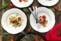 One-Pan Skillet Chicken with Tomatoes and Basil