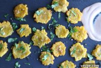 Crispy Garlic Tostones with Smoky Chipotle Aioli Recipe