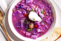 Comforting Red Cabbage Soup Recipe