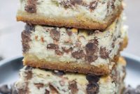 Keto Chocolate Chip Cheesecake Bars — Low-Carb Dessert
