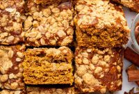 Pumpkin Coffee Cake Recipe with Cinnamon Streusel