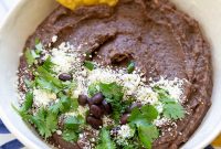 Zesty Black Bean Dip with Lime and Cilantro