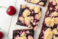 Cherry Crumb Bars with Buttery Streusel Topping