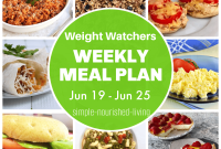 Weight Watchers Meal Plan: Week of June 19–25