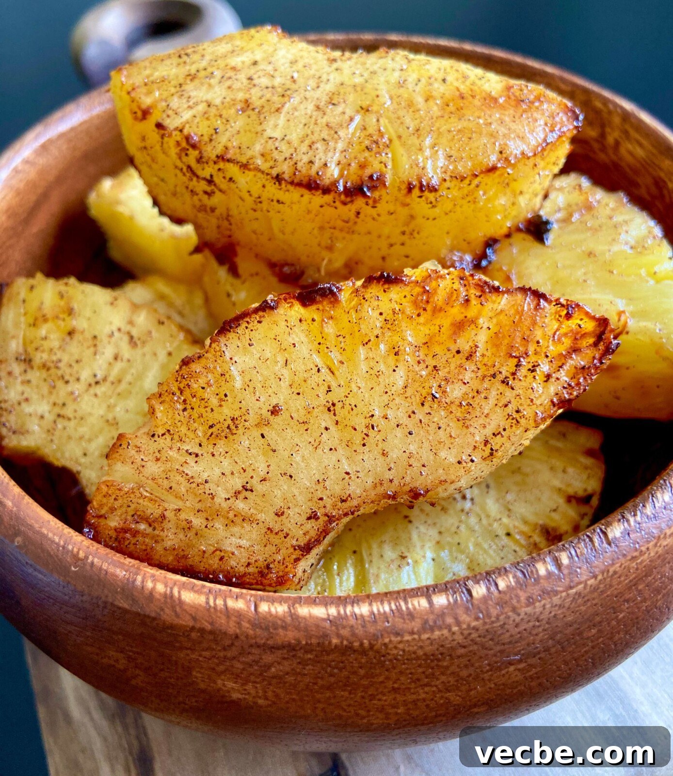 Caramelized Air Fryer Pineapple Recipe 2 Air Fryer Pineapple