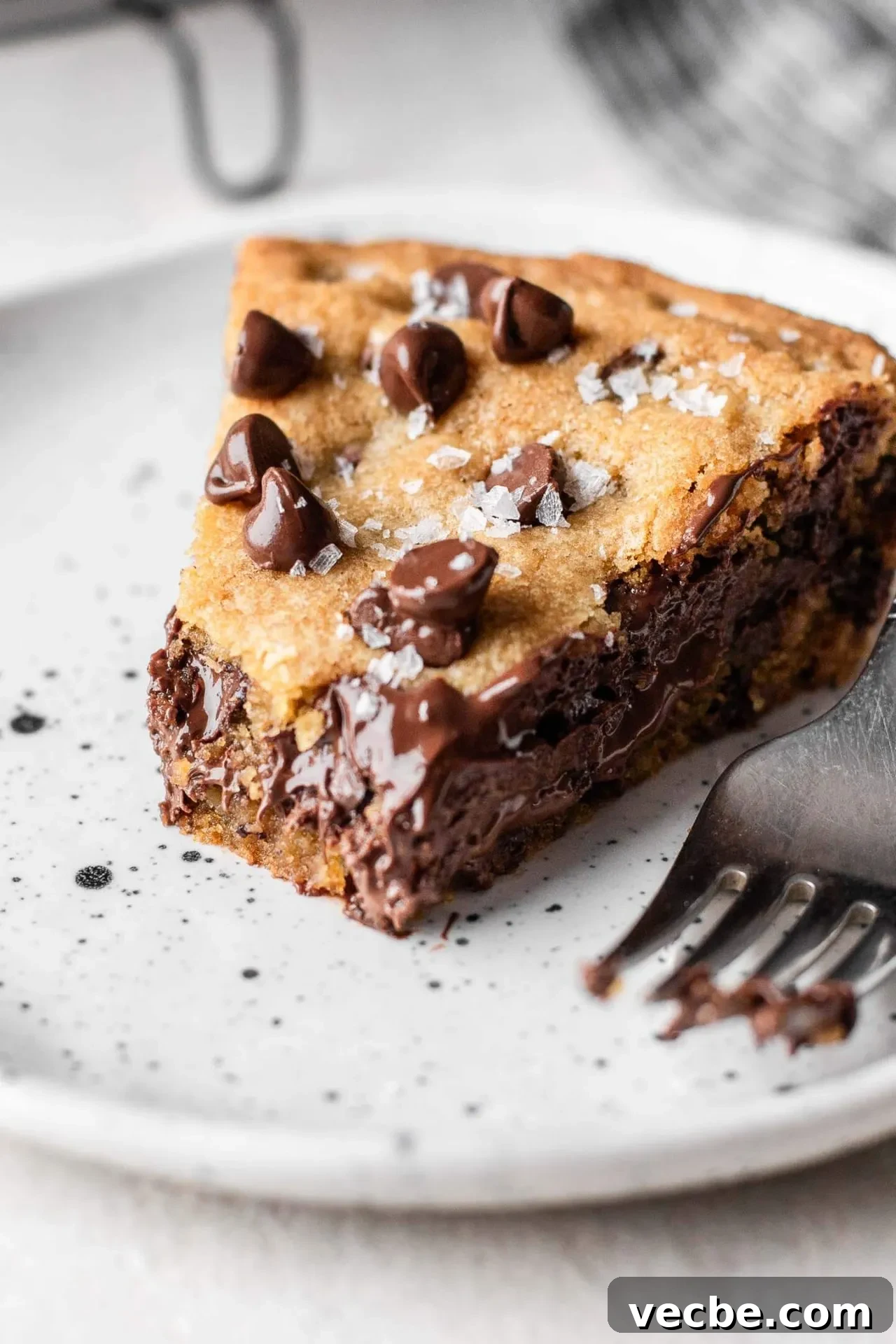 Giant Nutella-Stuffed Chocolate Chip Cookie Recipe 12 slice of GIANT Nutella stuffed chocolate chip cookie in plate