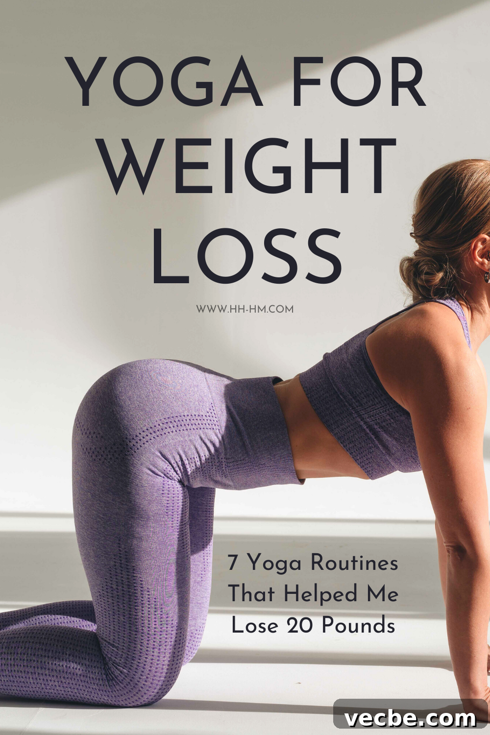 5 At-Home Yoga Routines for Weight Loss 2 Yoga for weight loss: these 7 yoga routines helped me lose 20 pounds. I find the best time to do these yoga sequences is in the morning after I wake up. You can do these yoga workouts at home and need almost no equipment.