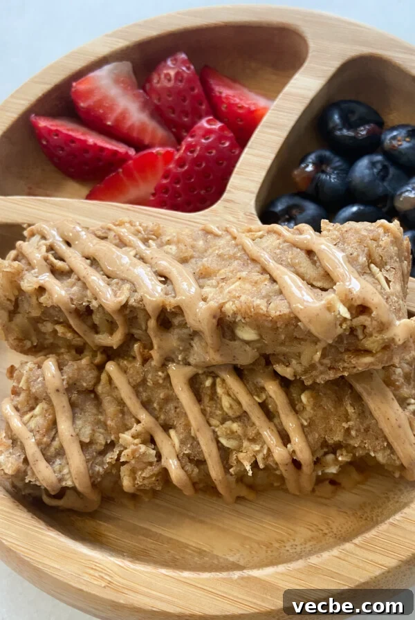 Chewy Chocolate Chip Granola Bars Recipe 10 Healthy apple oatmeal bars served with berries