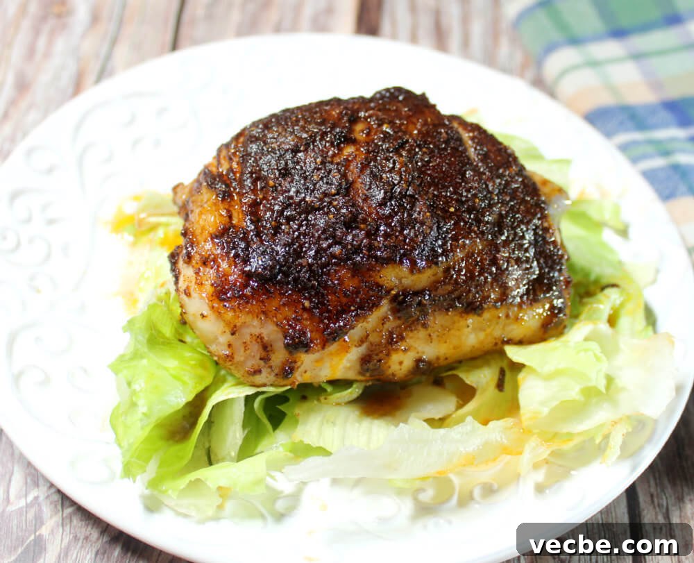 Low-Carb Cocoa Spice Rubbed Chicken Thighs Recipe 7 Low-Carb Cocoa Spice Rubbed Chicken Thighs6