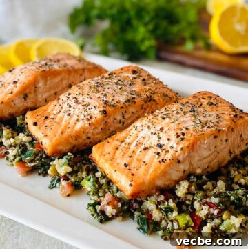3 faroe island salmon filets on greens