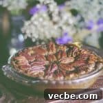 Maple Pecan Pie (Free From: gluten, dairy, eggs, corn, added oils, and refined sugar)