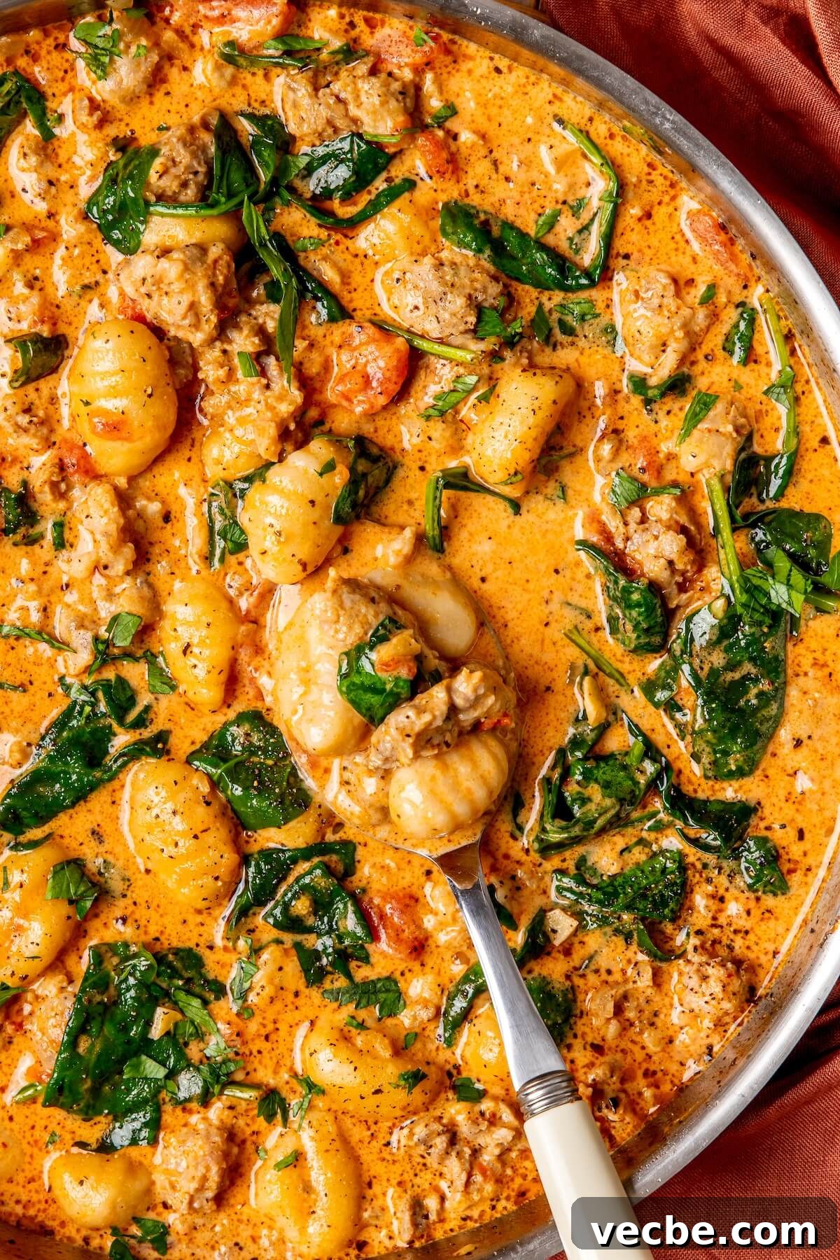 One-Pot Creamy Italian Sausage Gnocchi Dinner 3 One Pot Creamy Italian Sausage Gnocchi GF DF - Olivia Adriance