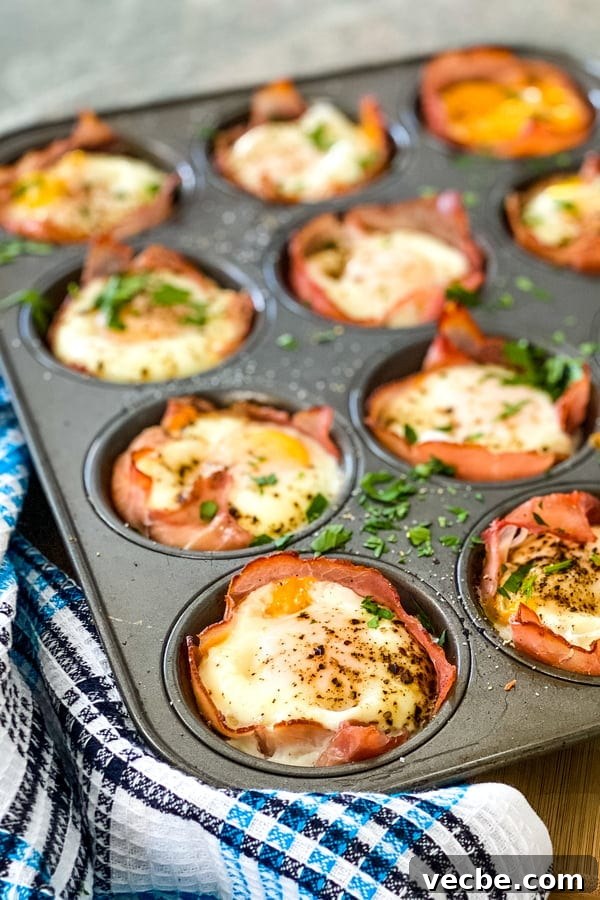 Ham and Egg Breakfast Cups Recipe 5 baked breakfast with eggs