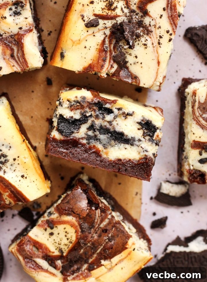 Oreo Cheesecake Brownies Recipe 4 oreo cheesecake brownies