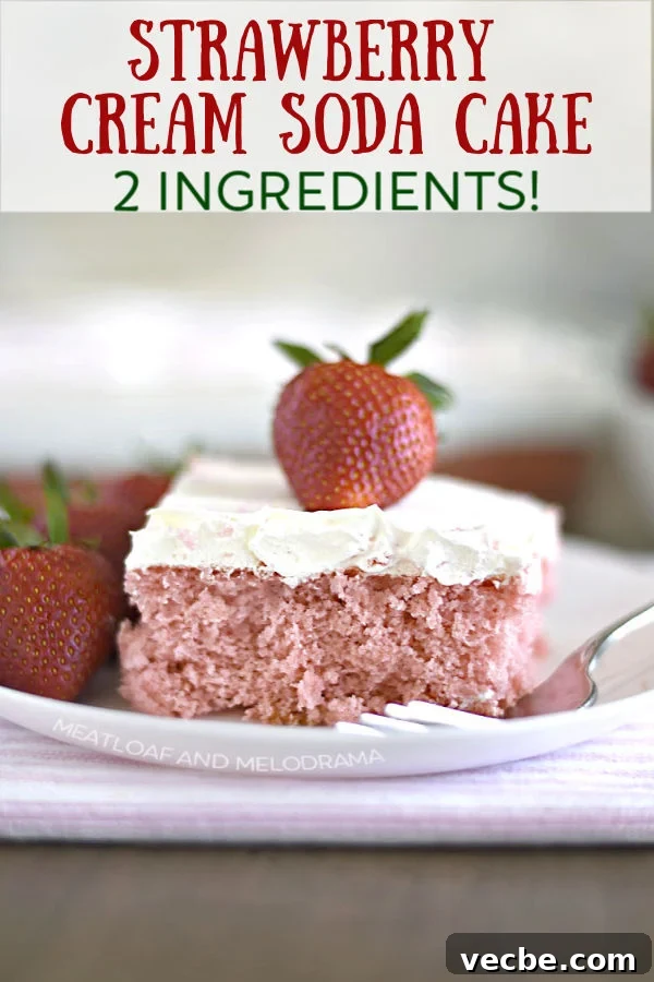 Homemade Strawberry Cream Soda Cake Recipe 7 strawberry cream soda cake pin 2 ingredients