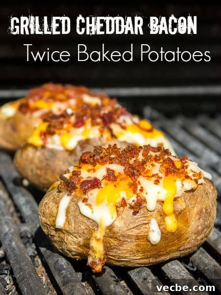 Twice-Baked Potatoes with Grilled Cheddar and Bacon 3 Grilled Cheddar Bacon Twice Baked Potatoes pin2