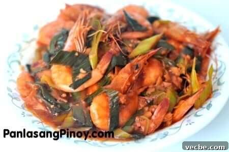 Chili Shrimp plated