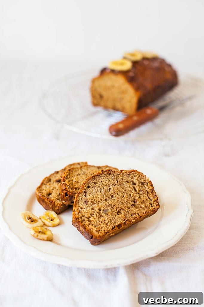 Salted Caramel Banana Loaf Recipe with Gooey Caramel Swirl 5 Salted Caramel Banana Bread whole loaf