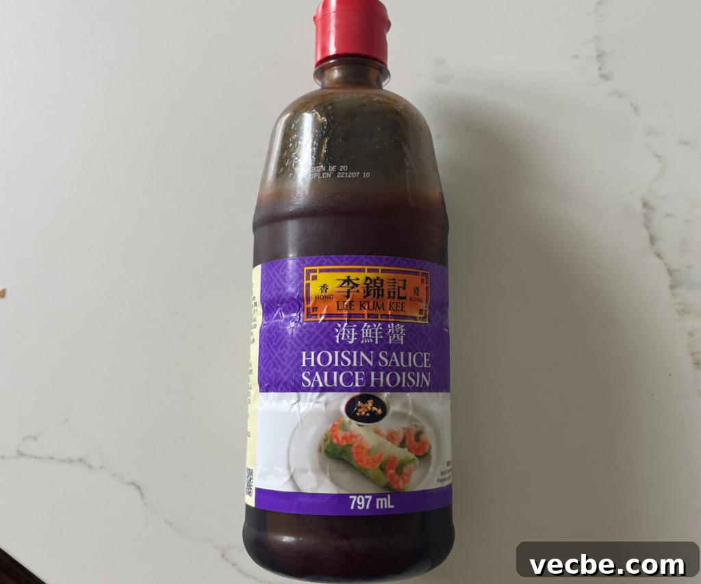 Chinese-Style Bourbon Chicken with Sticky Brown Sugar Glaze 2 Hoisin sauce