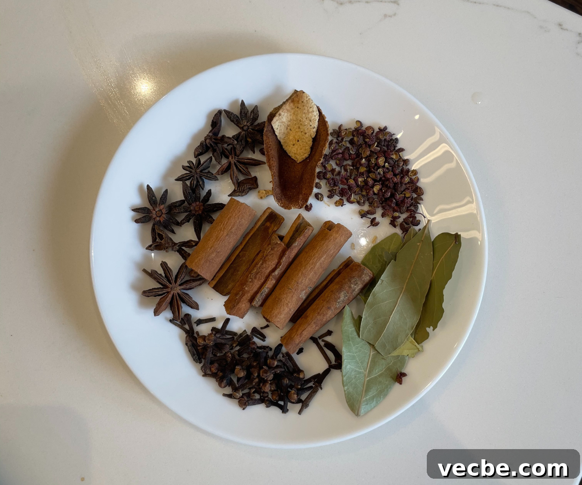 Chinese-Style Bourbon Chicken with Sticky Brown Sugar Glaze 4 aromatics in five spice
